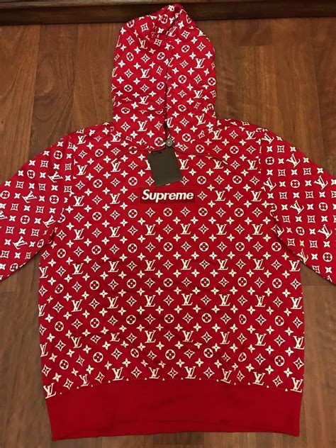 supreme louis vuitton hoodie ebay